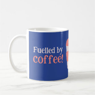 Von Kaffee gespeist Kaffeetasse