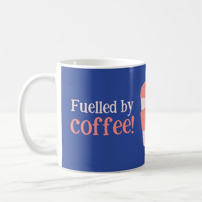 Von Kaffee gespeist Kaffeetasse (Links)