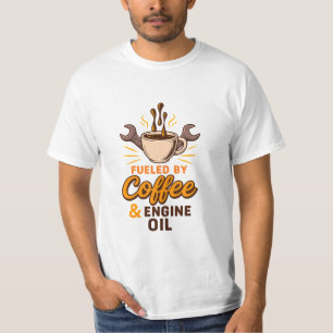 Von Kaffee und Motor T - Shirt gespeist