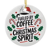 Von Kaffee & Weihnachtsgeist gespeist — Funny Chri