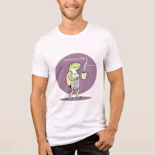 Von Kaffeefrosch angetrieben, Männer-T-Shirt Tri-Blend Shirt