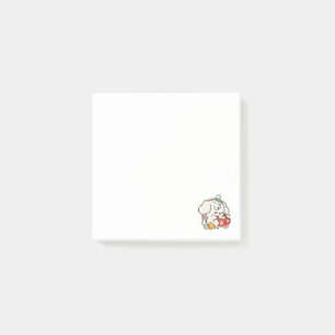 Von Kakao und Welpenträumen angetrieben - Niedlich Post-it Klebezettel