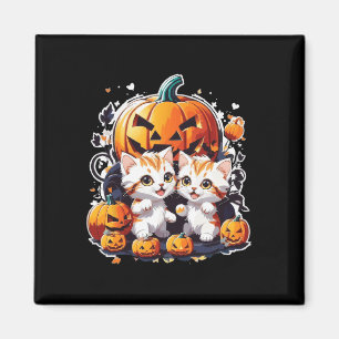 Von Katzenliebhabern Kids Halloween Magnet