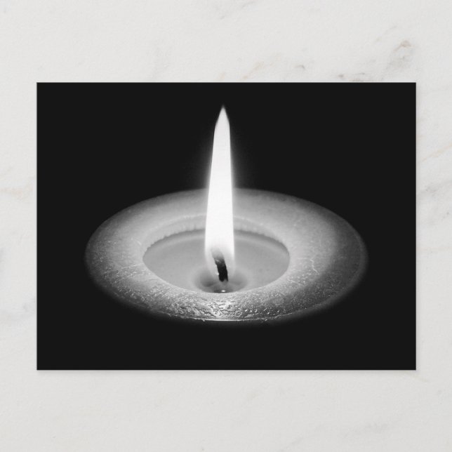 Von Kerzenlicht Postkarte (Vorderseite)