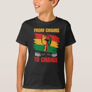 Von Ketten zum Ändern der Aufkleber T-Shirt