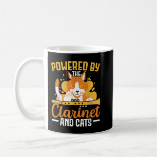 Von Klarinette und Cats-Klarinettist-Musiker Kaffeetasse