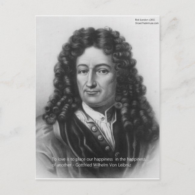 Von Leibniz Glück anderer Geschenke und Karten (Vorderseite)