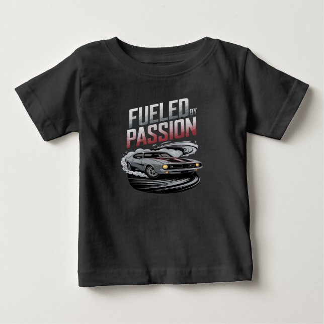 Von Leidenschaft angeregt - Autopflegedesign Baby T-shirt (Vorderseite)