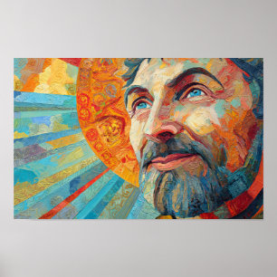 Von Licht gekrönt Poster