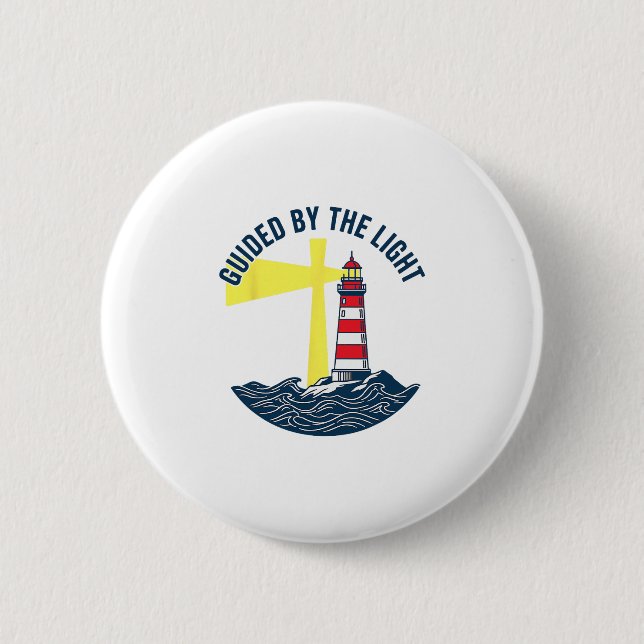 Von Licht Kreuzzug Team geführt Button (Vorderseite)