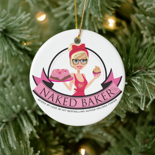 Von Liebe Baker Keramik geschmückt Ornament (Baum)
