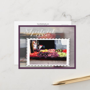 Von Madrid mit der Liebe Postkarte