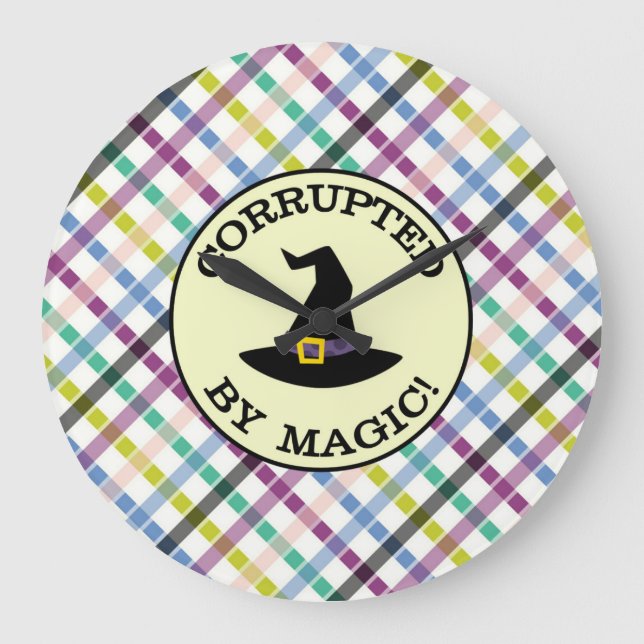 VON MAGIC KORRUPIERT! GROßE WANDUHR (Vorderseite)