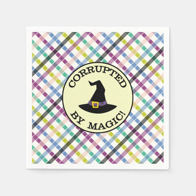 VON MAGIC KORRUPIERT! SERVIETTE (Vorderseite)