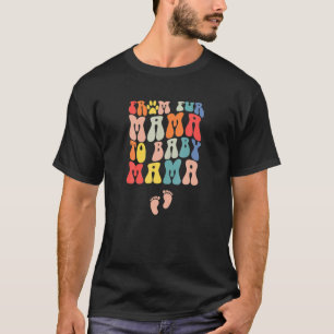 Von Mama O Baby Mama Hund Katzenbesitzer Junge Mut T-Shirt