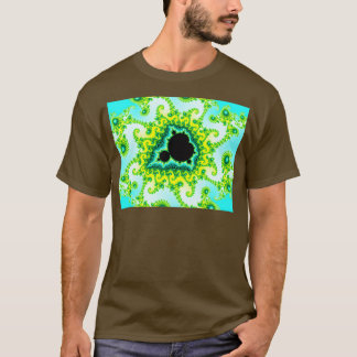 von Mandelbrot Lila rosa Fraktal Muster Computer T-Shirt
