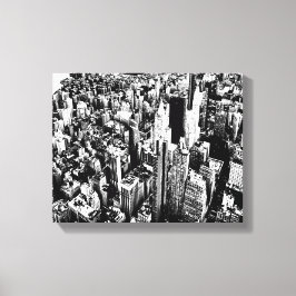 Von Manhattan zum Himmel Leinwanddruck