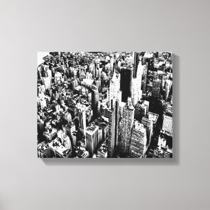 Von Manhattan zum Himmel Leinwanddruck