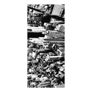 Von Manhattan zum Himmel Werbekarte