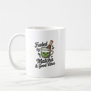 Von Matcha & Good Vibes angeregt - Niedliche Tea L Kaffeetasse
