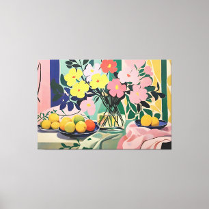 Von Matisse Inspiriert, lebendige Blume Leinwanddruck