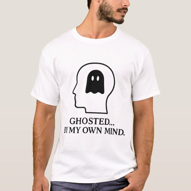 Von meinem eigenen Geist gehostet - Minimalistisch T-Shirt (Vorderseite)