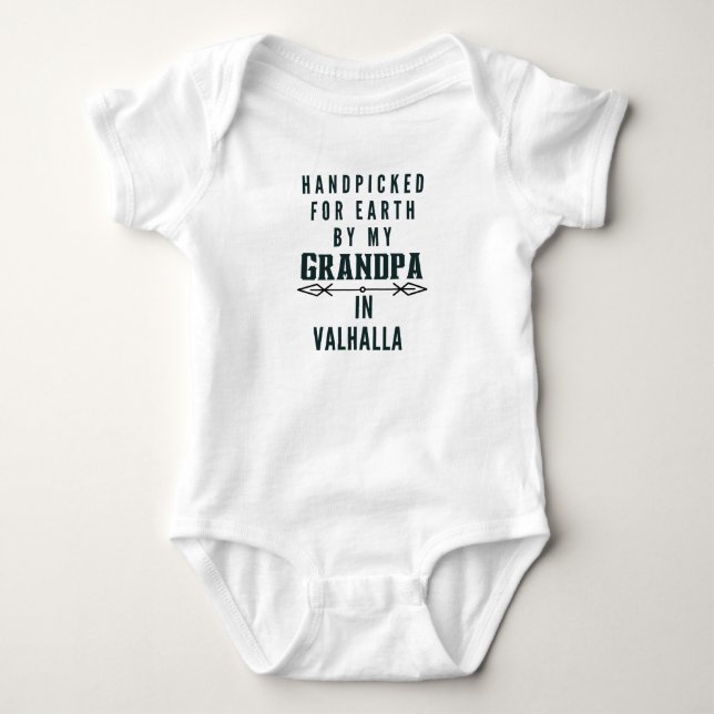 Von meinem Großvater in Valhalla persönlich für di Baby Strampler (Vorderseite)