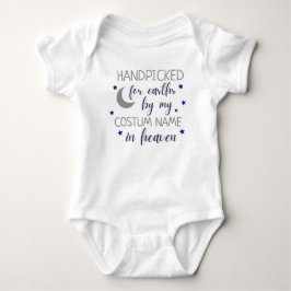 Von meinem Individuelle Name im Himmel handverlese Baby Strampler