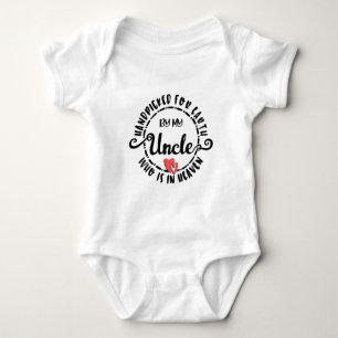 Von meinem Onkel im Himmel handverlesen Baby Strampler