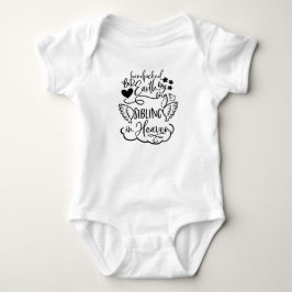 Von meinen Geschwistern im Himmel handverlesen Baby Strampler