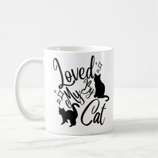 Von meiner Katze geliebt Kaffeetasse