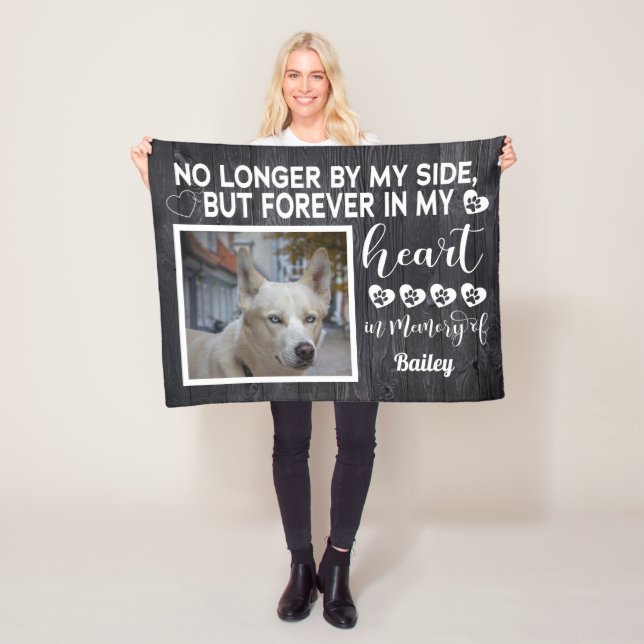 Von meiner Seite nicht mehr, Dog Memorial - Benutz Fleecedecke (Beispiel)