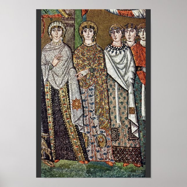 Von Meister von San Vitale in Ravenna (beste Quali Poster (Vorne)