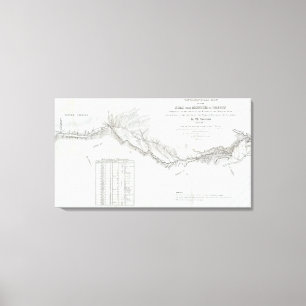 Von Missouri nach Oregon Leinwanddruck