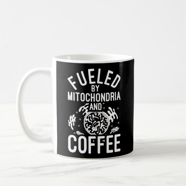 Von Mitochondrien und Kaffeeforscher Biolog gespei Kaffeetasse (Links)