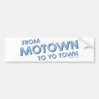 Von Motown zu Yo Stadt Autoaufkleber