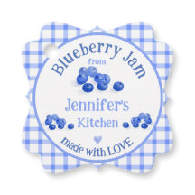 Von NAME Küche mit Liebe Blaubeer Blau Karo