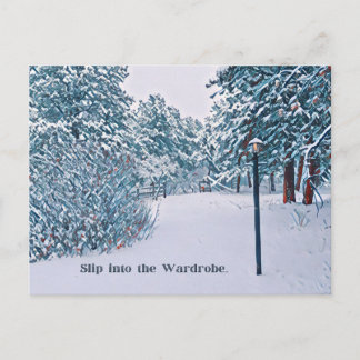 Von Narnia inspiriert Postkarte