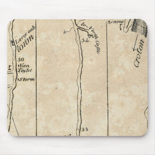 Von New York nach Poughkeepsie 9 Mousepad (Vorne)