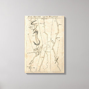 Von New York zu Poughkeepsie 11 Leinwanddruck