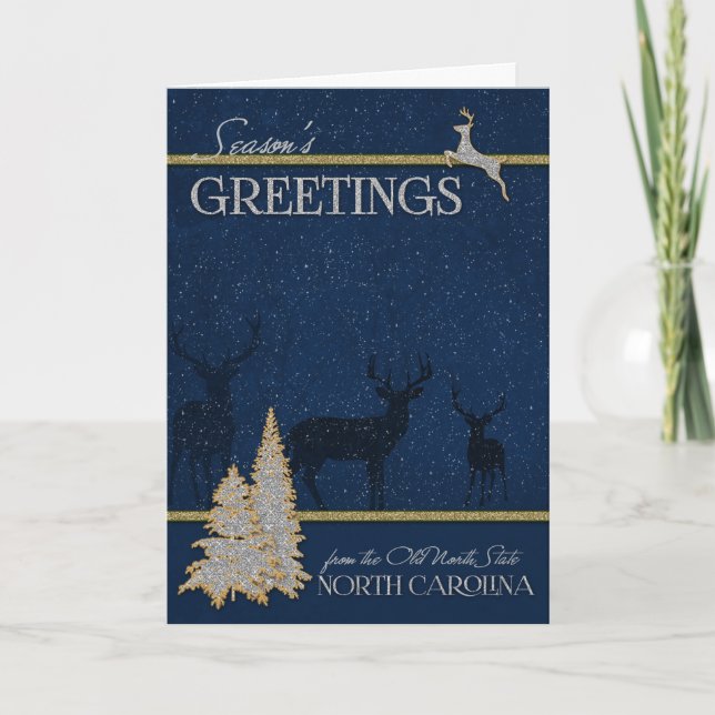 von North Carolina Der alte Staat Weihnachten (Vorderseite)