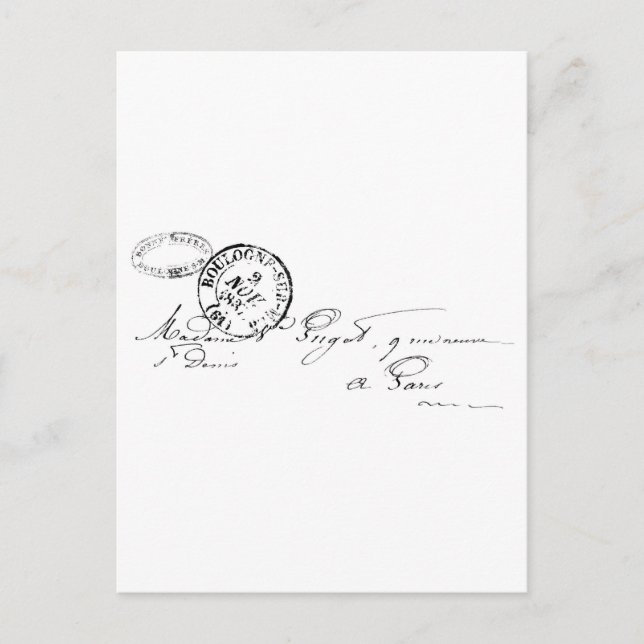 Von Paris aus Postkarte (Vorderseite)