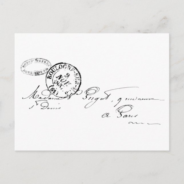 Von Paris aus Postkarte (Vorderseite)