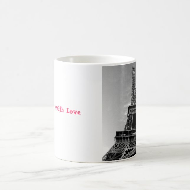 Von Paris mit der Liebe-Tasse Verwandlungstasse (Mittel)