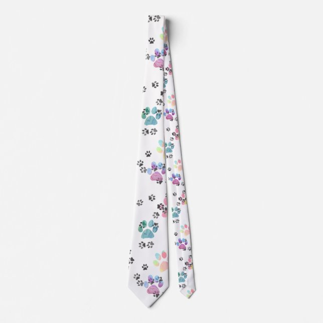 Von Paws Neck Tie hergestellt Krawatte (Vorderseite)