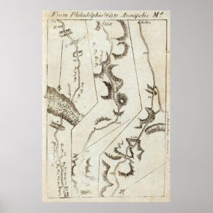 Von Philadelphia nach Annapolis Md 61 Poster