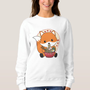 von Ramen Niedlichen Kawaii-Füchsen befeuerte Fü Sweatshirt
