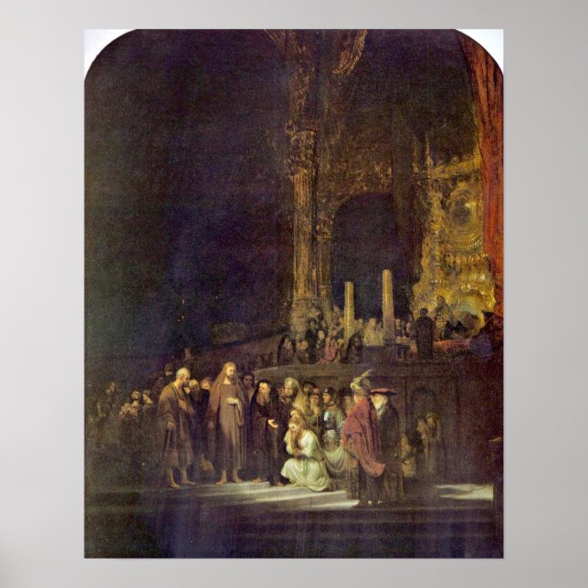 Von Rembrandt van Rijn bei Erwachsenen eingenommen Poster (Vorne)