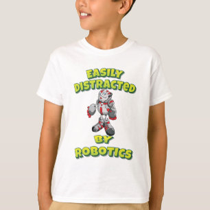 Von Robotik leicht abgelenkt T-Shirt