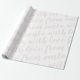 von Sankt mit Liebe erröten Sie Geschenkpapier